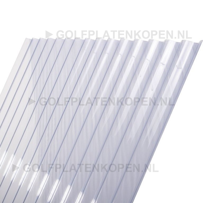 PVC golfplaat transparant type H 1140mm